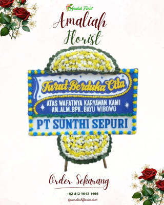 Papan Bunga Duka di Barong Tongkok