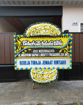 Papan Bunga Duka di Barong Tongkok