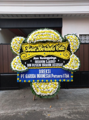 Papan Bunga Duka di Barong Tongkok